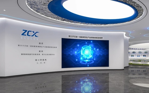 2000㎡新能源展廳設計