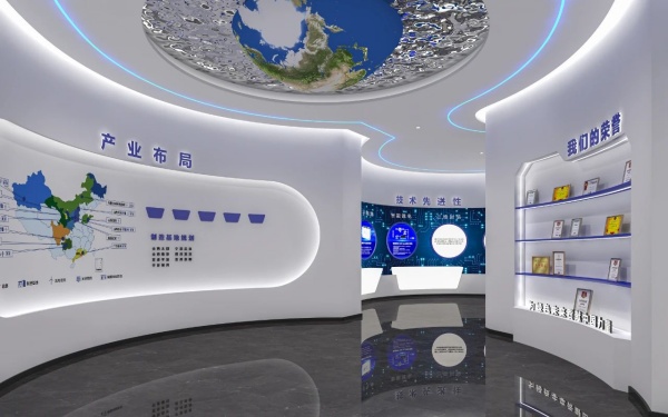2000㎡新能源展廳設計