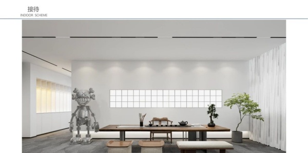 光電科技辦公室展廳設計