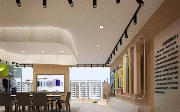 解鎖面料展廳設計